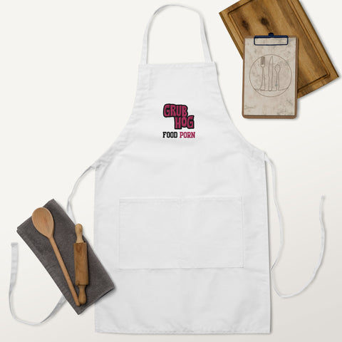 Food Porn Embroidered Apron