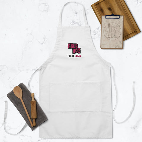 Food Porn Embroidered Apron