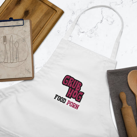 Food Porn Embroidered Apron