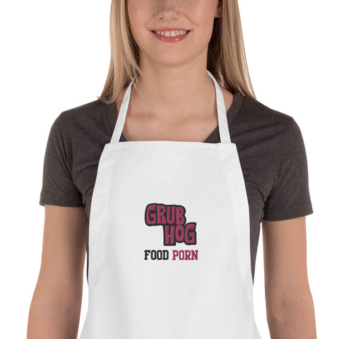 Food Porn Embroidered Apron