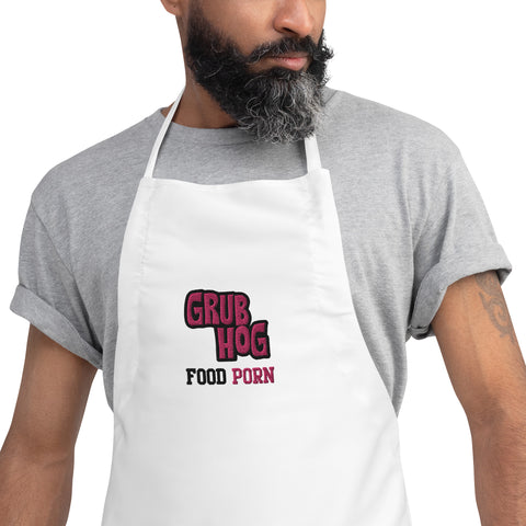 Food Porn Embroidered Apron