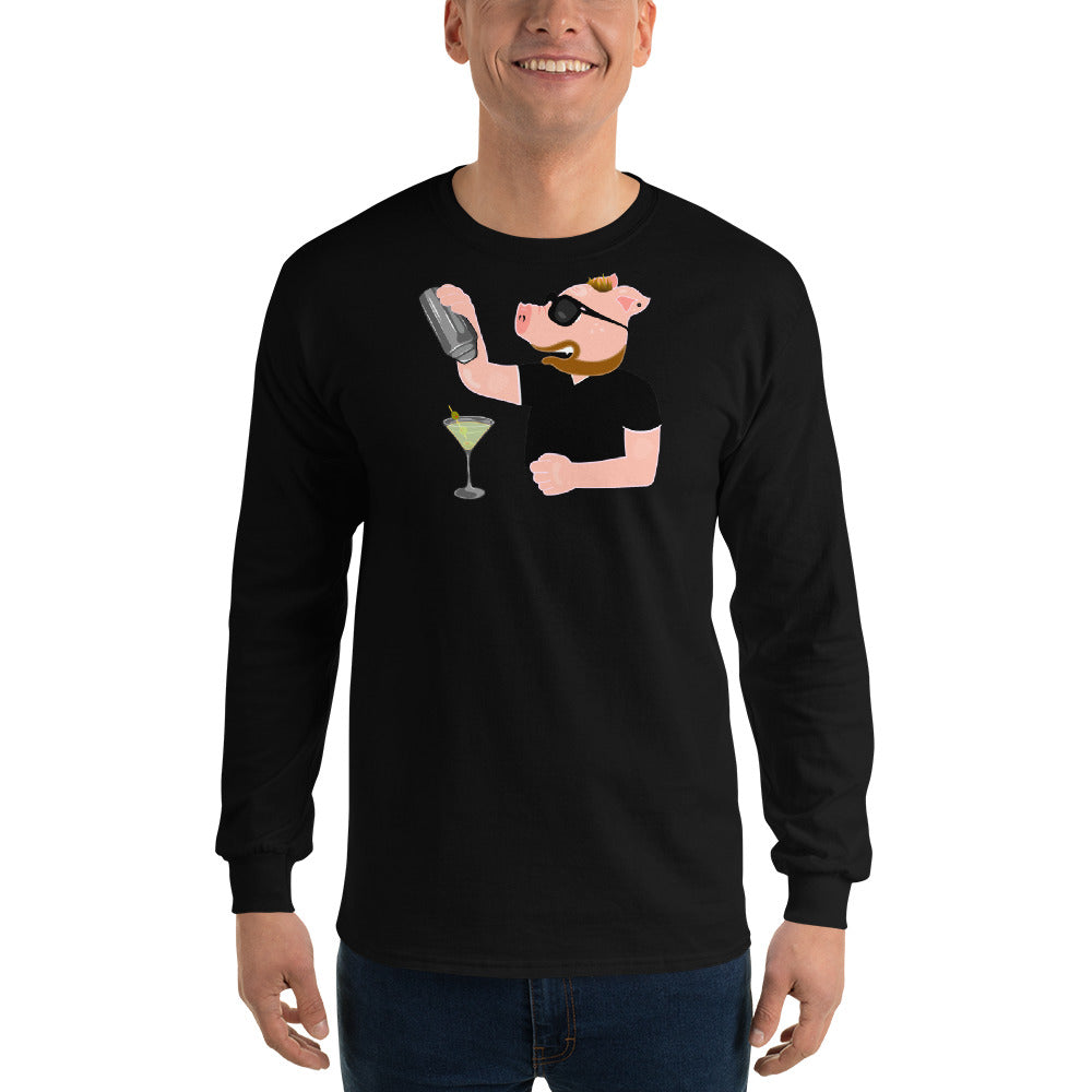 Cocktail Men’s Long Sleeve Shirt