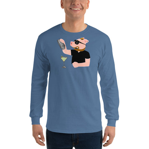 Cocktail Men’s Long Sleeve Shirt