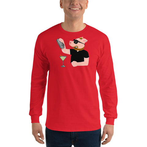 Cocktail Men’s Long Sleeve Shirt