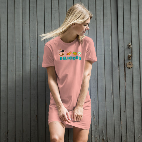 Pac-Man Organic cotton t-shirt dress