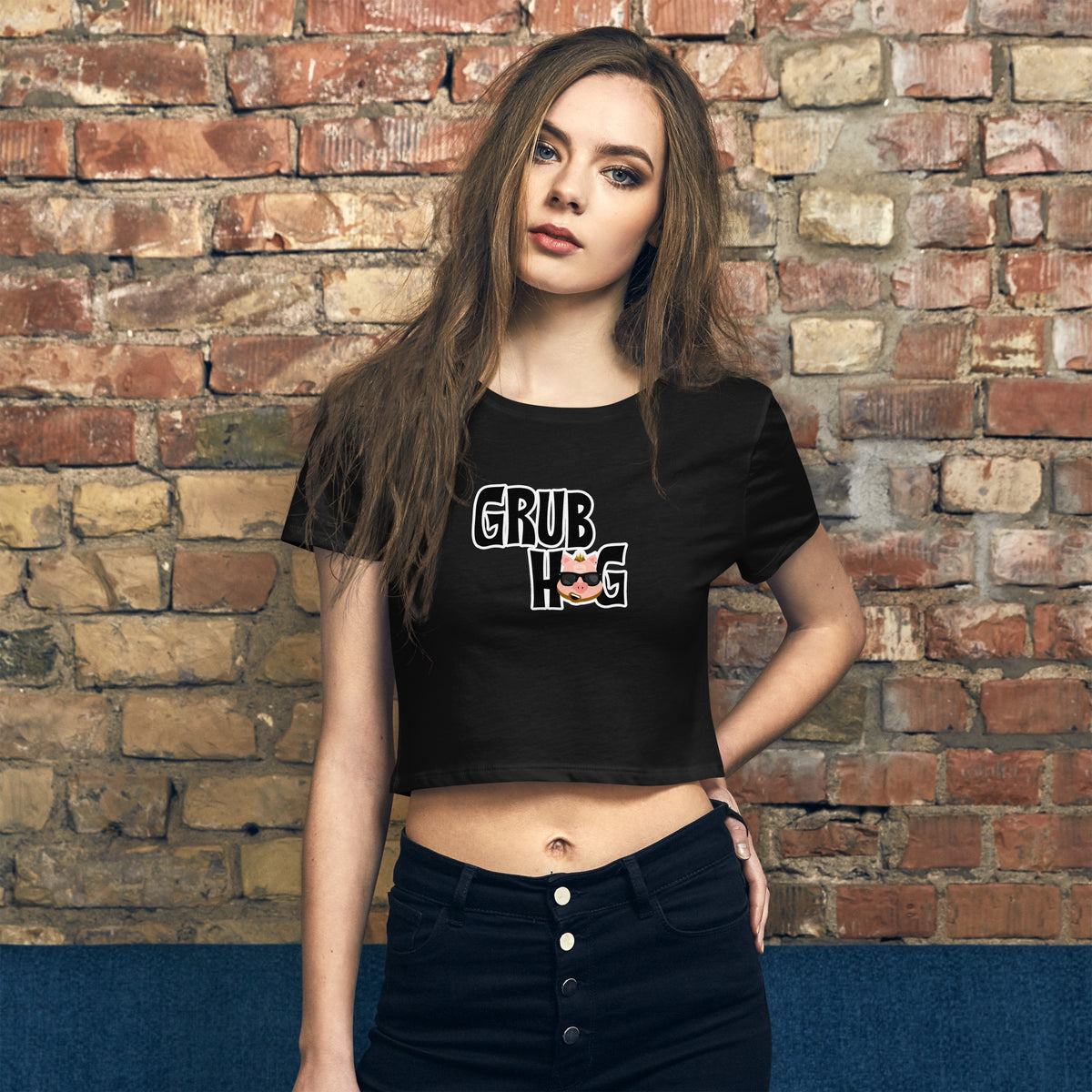 Grub Hog Women’s Crop Tee